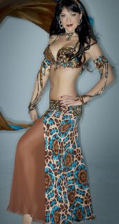 brown glitter print bella