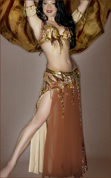 bellydance bellydancer belly dance sandra odalisca raks sharki bella costume coin orange