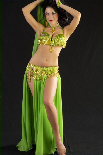 bellydance bellydancer belly dance sandra odalisca raks sharki bella costume coin orange