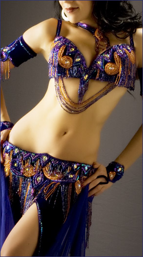 professional bellydance oriental dancer sandra arabic persian bella costume 