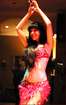 live bellydance performance
