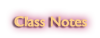class notes